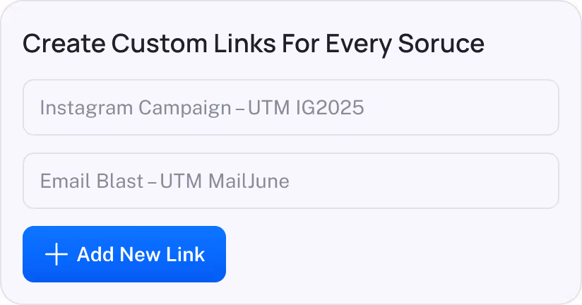 Multiple Tracking Links